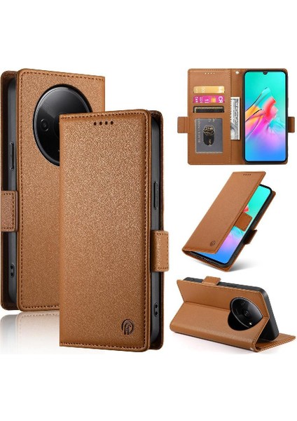 Xiaomi Redmi A3 Günlük Kullanım Için Flip Case Cüzdan Iş Çevir Kart Yuvaları (Yurt Dışından)