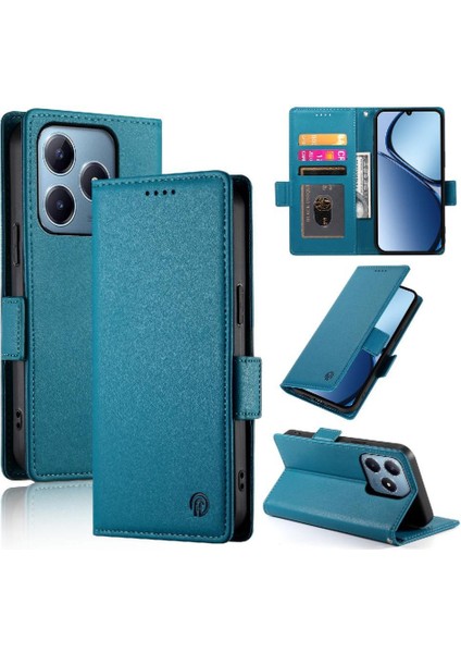 Realme C63 Cüzdan Günlük Kullanım Flip Kart Yuvaları Iş Için Flip Case (Yurt Dışından)