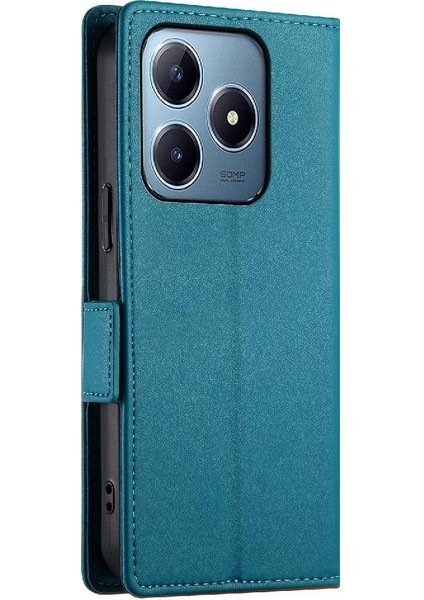 Realme C63 Cüzdan Günlük Kullanım Flip Kart Yuvaları Iş Için Flip Case (Yurt Dışından)