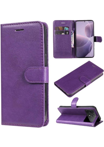 Xiaomi Redmi K70 Için Flip Case Yüksek Kalite Deri Iş Cüzdan Telefon (Yurt Dışından)