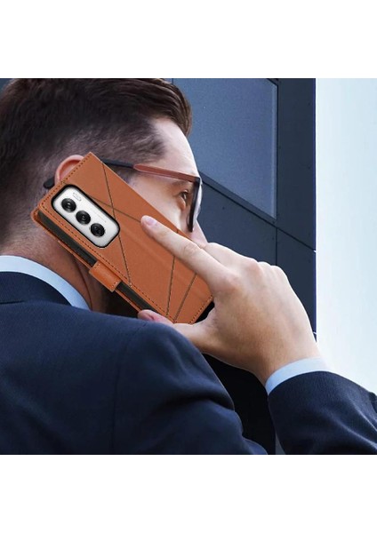 Oppo Oppo 12 5g Için Flip Case Kickstand Üç Kart Yuvaları Şok Emici (Yurt Dışından) modelleri