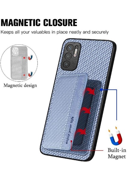 Xiaomi Redmi Için Not 10 5g Manyetik Kart Tutucu Komple Kamera Rfıd (Yurt Dışından)