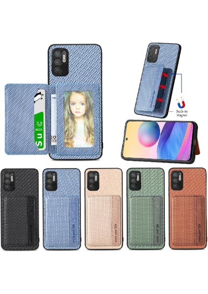 Xiaomi Redmi Için Not 10 5g Manyetik Kart Tutucu Komple Kamera Rfıd (Yurt Dışından)