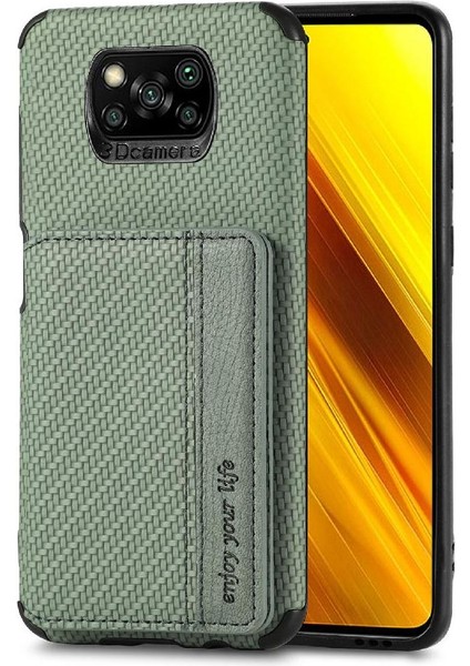 Xiaomi Poco X3 Pro Manyetik Kart Tutucu Rfıd Engelleme Için Kılıf Komple (Yurt Dışından) fiyatları