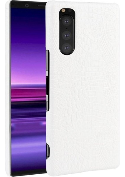 Bdt Shop Sony Xperia 5 Koruyucu Kapak Için Şık Klasik Kılıf Klasik Timsah (Yurt Dışından)