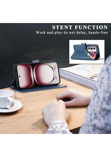 Oppo Oppo 12 Pro 5g Için Flip Case Üç Kart Yuvaları Darbeye Kickstand (Yurt Dışından) indirimleri