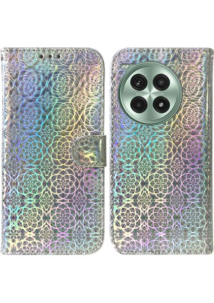 Oneplus Ace 3 Pro Için Flip Case Standı Tutucu Glitter Renkli Premium Pu (Yurt Dışından)