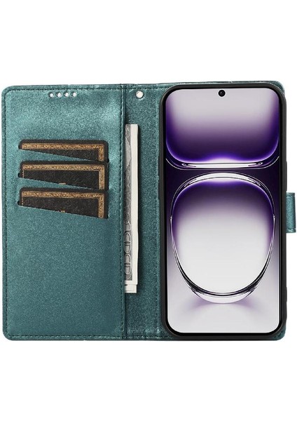 Oppo Oppo 12 5g Için Flip Case Kickstand Üç Kart Yuvaları Şok Emici (Yurt Dışından) fırsatları
