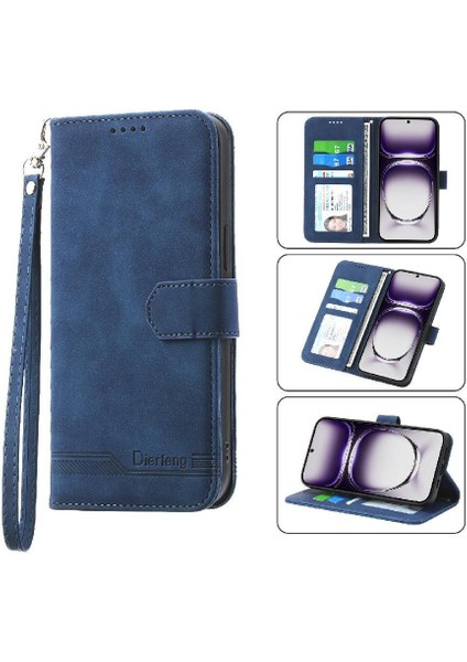 Oppo Oppo 12 5g Nakit Cep Manyetik Kapatma Kart Yuvaları Için Flip Case (Yurt Dışından)
