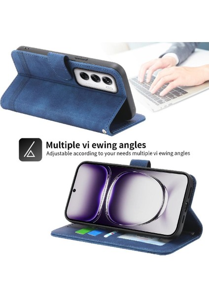 Oppo Oppo 12 5g Nakit Cep Manyetik Kapatma Kart Yuvaları Için Flip Case (Yurt Dışından)