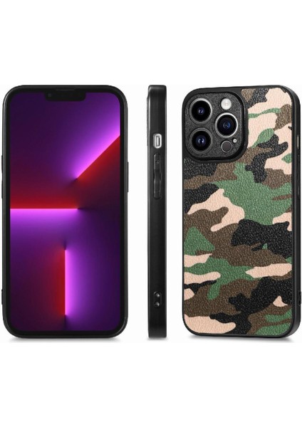 IPhone 13 Için Kılıf Pro Kablosuz Şarj Özgürlüğü Hafif Camo Tasarım (Yurt Dışından)