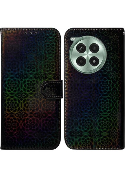 Oneplus Ace 3 Pro Için Flip Case Standı Tutucu Glitter Renkli Premium Pu (Yurt Dışından)