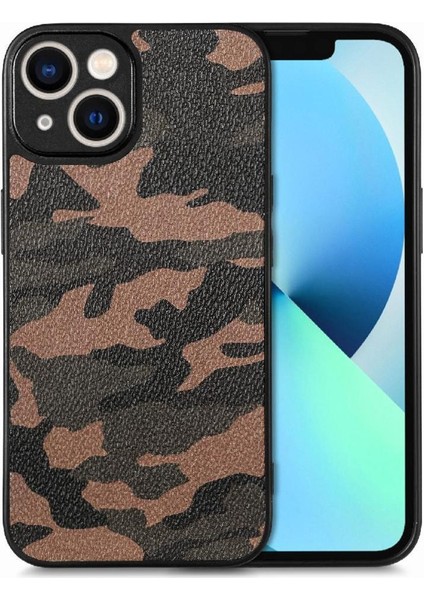 IPhone 13 Için Kılıf Camo Tasarım Anti Damla Hafif Kablosuz Şarj (Yurt Dışından)