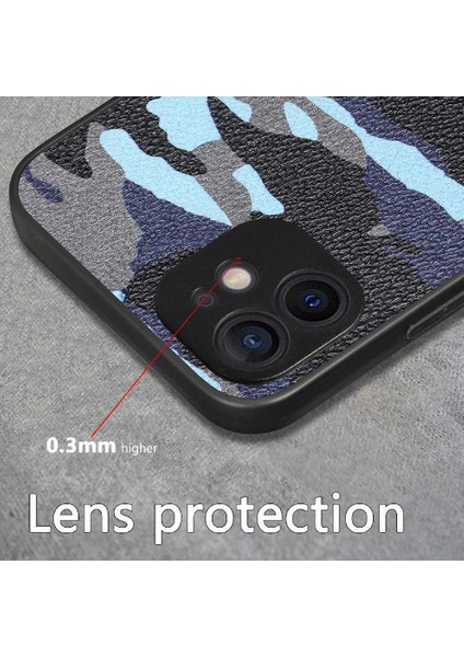 IPhone 12 Mini Camo Tasarım Hafif Anti Damla Kablosuz (Yurt Dışından)