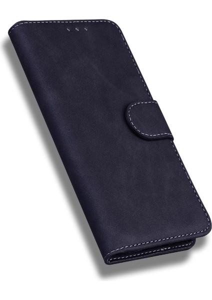 Realme Gt 6 Için Flip Case Standı Tutucu Premium Pu Deri Manyetik Kart (Yurt Dışından)