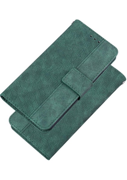 Realme Gt 6 Cüzdan Kapak Için Flip Case Kickstand Özelliği Geometrik Flip Pu (Yurt Dışından)