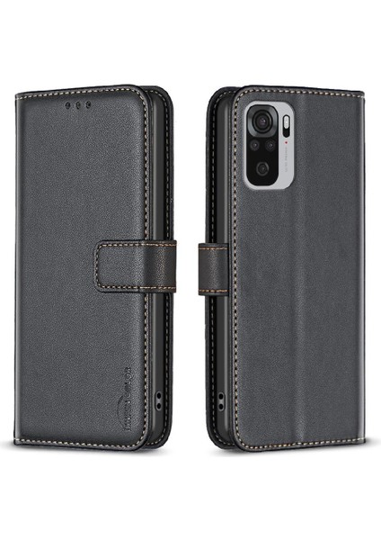 Xiaomi Redmi Not 10 Için Flip Case 4g Cüzdan Iş Çoklu Kart Yuvası Kılıf (Yurt Dışından) indirimleri