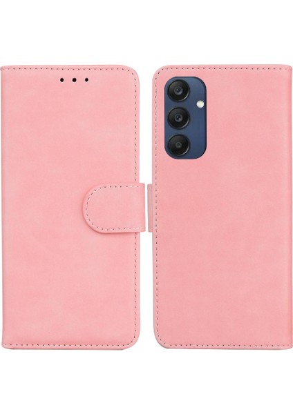 Samsung Galaxy M35 Manyetik Kart Yuvası Premium Pu Deri Için Flip Case (Yurt Dışından)