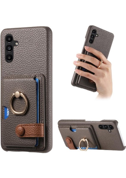 Samsung Galaxy A13 5g Halka Standı Kart Yuvaları Premium Dokulu (Yurt Dışından)