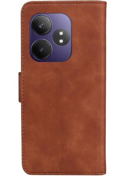 Realme Gt 6t Için Flip Case Cüzdan Flip Folio Kapak Kelebek Renk Baskılı (Yurt Dışından)