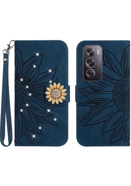 Oppo RENO12 Için Kılıf 5g Kart Tutucu Flip Cüzdan Kredi Kartı Darbeye Tpu (Yurt Dışından)