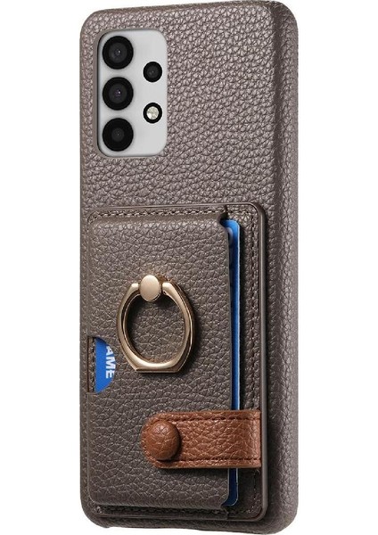 Samsung Galaxy A32 4g Kart Yuvaları Için Kılıf Premium Dokulu Deri Yüzük (Yurt Dışından) fiyatları