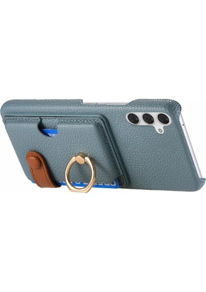 Samsung Galaxy A54 5g Premium Dokulu Deri Kart Yuvaları Halka (Yurt Dışından) modelleri