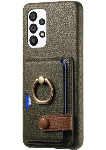 Samsung Galaxy A52 5g Kart Yuvaları Halka Standı Premium Dokulu (Yurt Dışından)