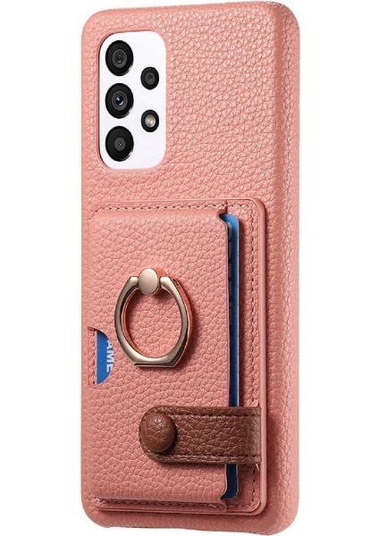 Samsung Galaxy A53 5g Kart Yuvaları Premium Dokulu Deri Yüzük (Yurt Dışından) fiyatları