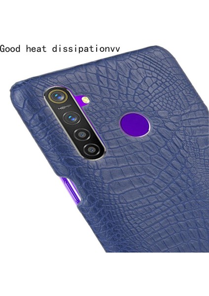 Realme Q/realme 5 Pro Uyumluluk Klasik Kapak Için Şık Klasik Kılıf (Yurt Dışından)