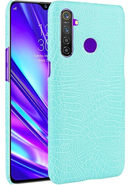 Realme Q/realme 5 Pro Uyumluluk Klasik Kapak Için Şık Klasik Kılıf (Yurt Dışından)