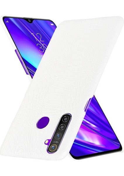 Realme Q/realme 5 Pro Uyumluluk Klasik Kapak Için Şık Klasik Kılıf (Yurt Dışından)