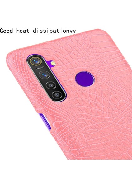 Realme Q/realme 5 Pro Uyumluluk Klasik Kapak Için Şık Klasik Kılıf (Yurt Dışından)