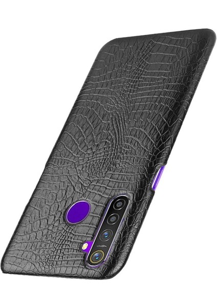Realme Q/realme 5 Pro Uyumluluk Klasik Kapak Için Şık Klasik Kılıf (Yurt Dışından)