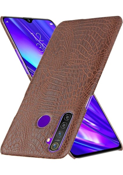 Realme Q/realme 5 Pro Uyumluluk Klasik Kapak Için Şık Klasik Kılıf (Yurt Dışından)