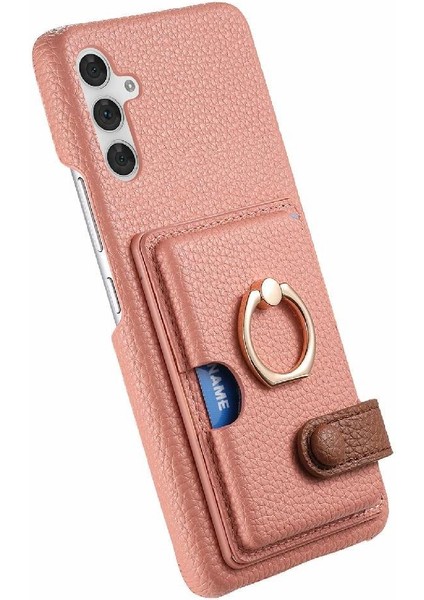 Samsung Galaxy A54 5g Premium Dokulu Deri Kart Yuvaları Halka (Yurt Dışından) indirimleri