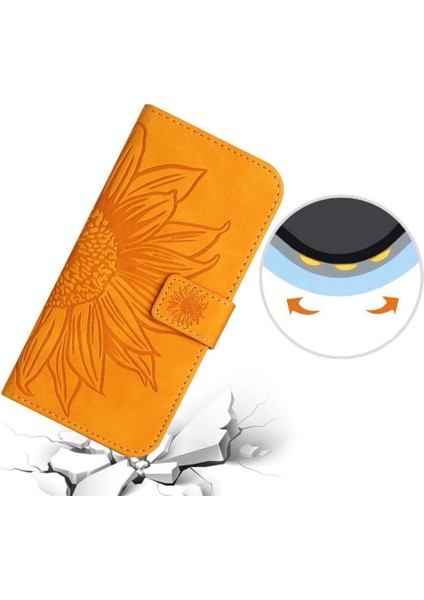 Onur Için Kılıf 200 Lite Kısa Kayış Flip Cüzdan Telefon Kılıfı Kabartmalı Lüks (Yurt Dışından)
