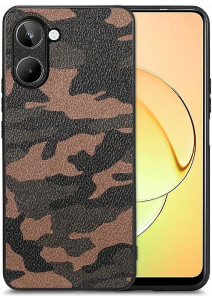 Realme 10 4g Hafif Anti Damla Camo Tasarım Kablosuz Şarj Için Kılıf (Yurt Dışından)