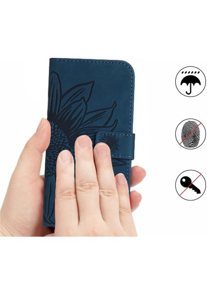 Oppo RENO12 5g Kabartmalı Ayçiçeği Flip Cüzdan Telefon Kılıfı Için Pu (Yurt Dışından) indirimleri