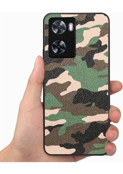 Bdt Shop Oppo A57 4g Hafif Anti Damla Camo Tasarım Kablosuz Şarj Için Kılıf (Yurt Dışından)