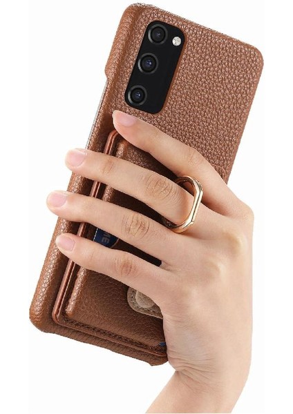 Samsung Galaxy S20 Fe Halka Standı Kart Yuvaları Premium Dokulu (Yurt Dışından) indirimleri