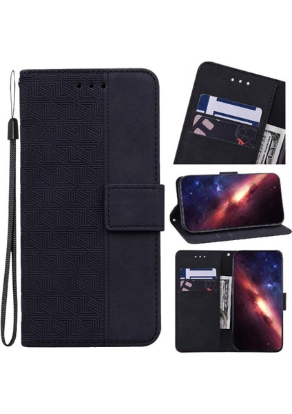 Samsung Galaxy M35 Premium Pu Deri Flip Folio Kickstand Için Flip Case (Yurt Dışından)