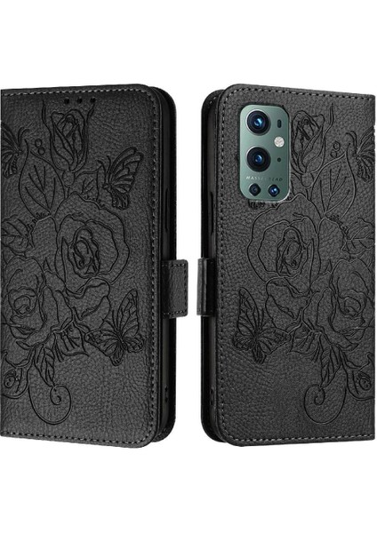 Oneplus 9 Için Kılıf Pro 5g Pu Deri Manyetik Cüzdan Kredi Kartı Yuvası ile (Yurt Dışından)