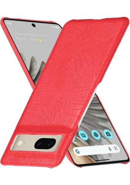 Google Piksel 7 Pro Klasik Timsah Moda Anti Için Şık Klasik Durumda (Yurt Dışından)