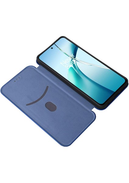 Oneplus Nord Ce4 Lite Kart Ekleme Manyetik Karbon Fiber Için Flip Case (Yurt Dışından)