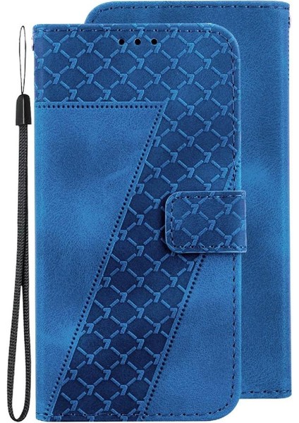 Realme Gt 6t Flip Folio Kapak Için Telefon Kılıfı Pu Deri Kart Yuvası Fonksiyonu (Yurt Dışından)