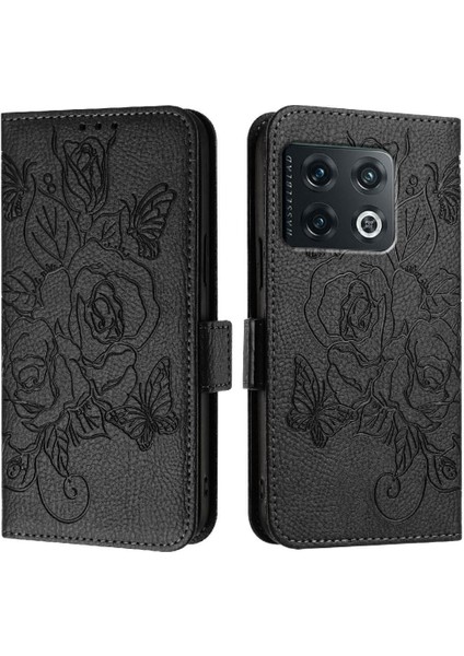 Oneplus 10 Için Kılıf Pro 5g Manyetik Cüzdan Pu Deri Kredi Kartı Yuvası ile (Yurt Dışından)