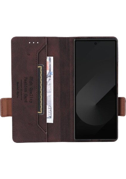 Bdt Shop Toka ile Samsung Galaxy Z Flip 6 Kart Tutucu Kapak Için Flip Case (Yurt Dışından)