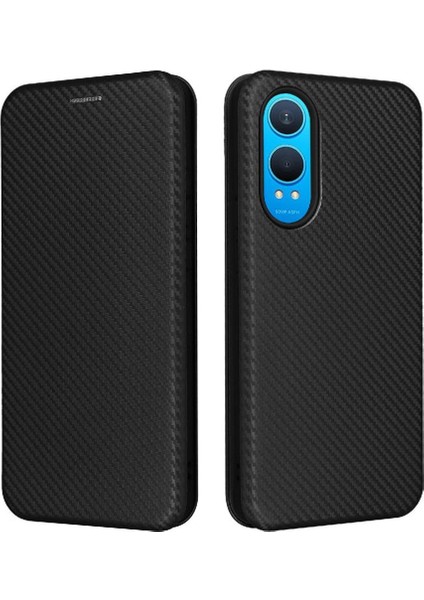 Oneplus Nord Ce4 Lite Kart Ekleme Manyetik Karbon Fiber Için Flip Case (Yurt Dışından)