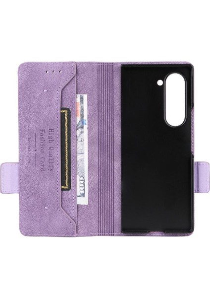 Bdt Shop Toka ile Samsung Galaxy Z Flip 6 Kart Tutucu Kapak Için Flip Case (Yurt Dışından)